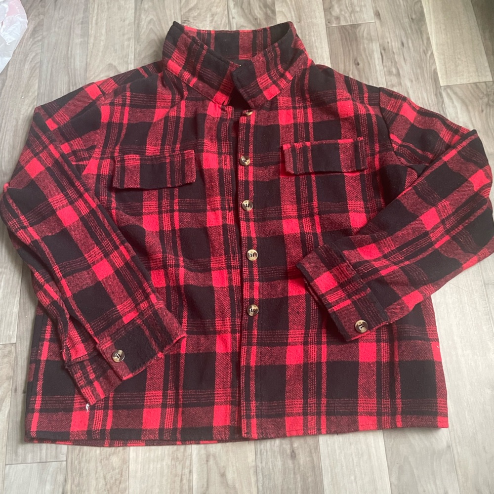 Plaid sweater